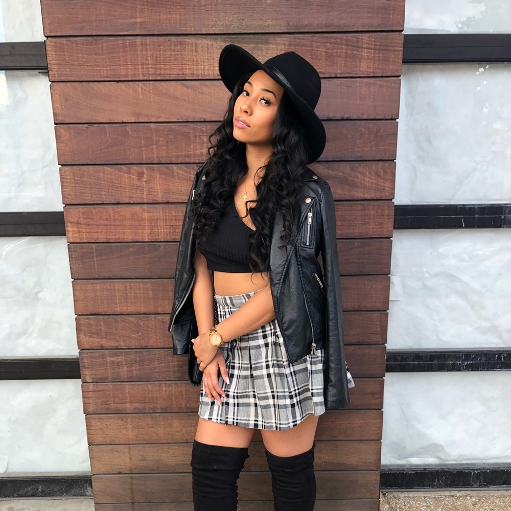 Plaid skirt